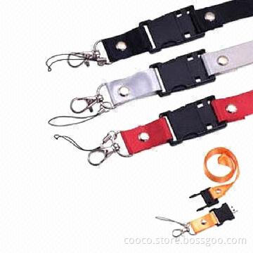 Promotional Lanyard USB Flash Disk, 1 to 256GB Memory Storage, 5-year Warranty, USB2.0 Interface